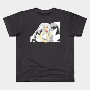 White Spider Girl Lady Shiro Shiraori Wakaba Hiiro Kumo Kids T-Shirt